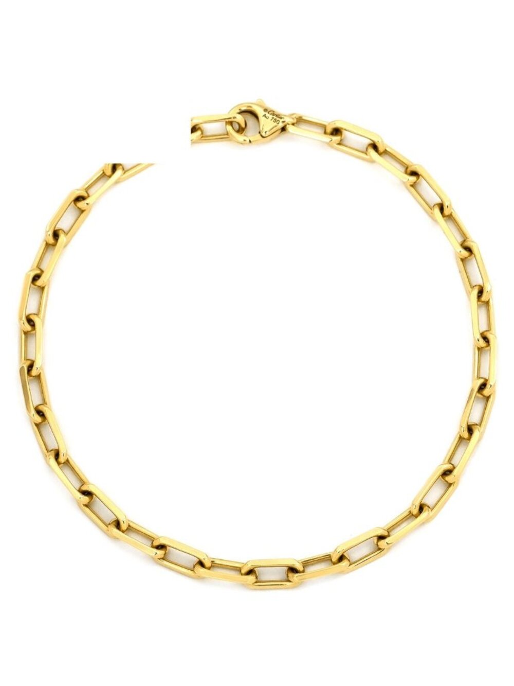 Cartier Bracelet Santos de Cartier Small Model Yellow Gold Chain 30 Links